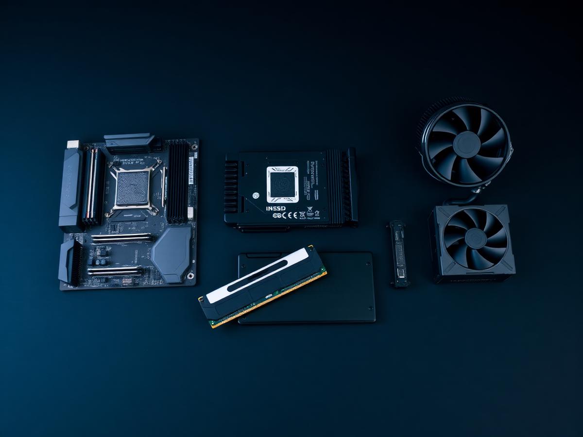 Motherboards, RAM, SSD & components